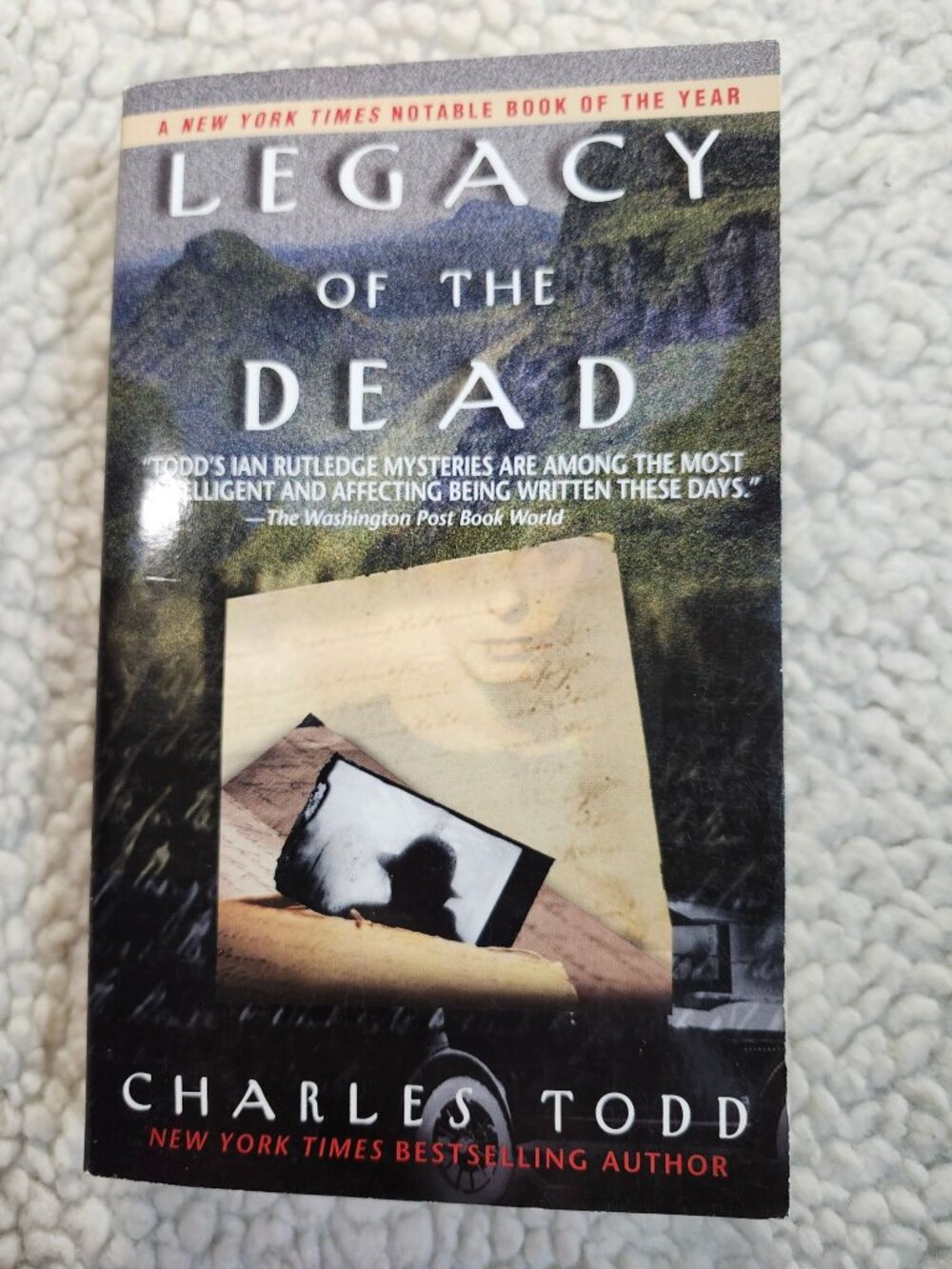 Charles Todd Legacy of the Dead Paperback Bantam Mystery Inspector Ian Rutledge